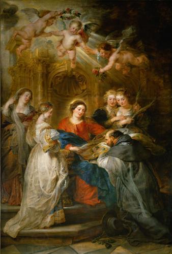 Peter Paul Rubens Maria erscheint dem Hl oil painting picture